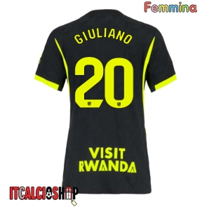 Atletico Madrid Giuliano Simeone #20 Seconda Maglia Femmina 2026-27 Manica Corta